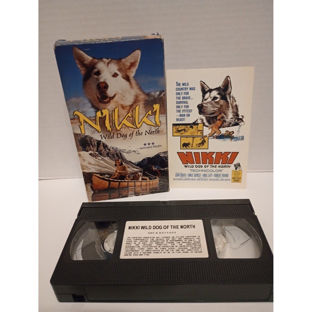 NIKKI: Wild Dog Of The North (VHS, 2000)
